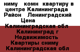 Cниму 1-комн. квартиру в центре Калининграда › Район ­ Ленинградский › Цена ­ 10 000 - Калининградская обл., Калининград г. Недвижимость » Квартиры сниму   . Калининградская обл.,Калининград г.